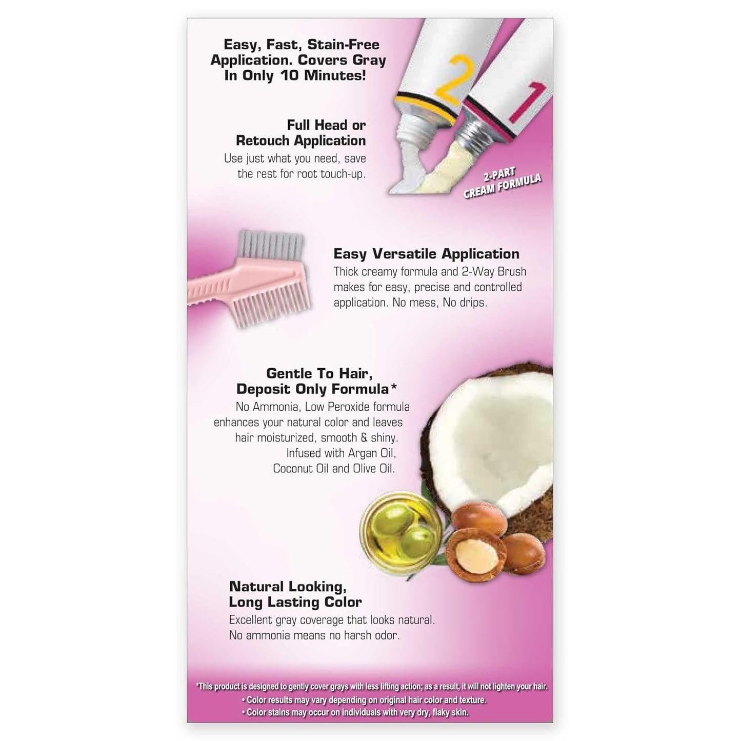 1N Bigen Easy Color for Women Natural Black-New Formula, New Look - 3 Pack
