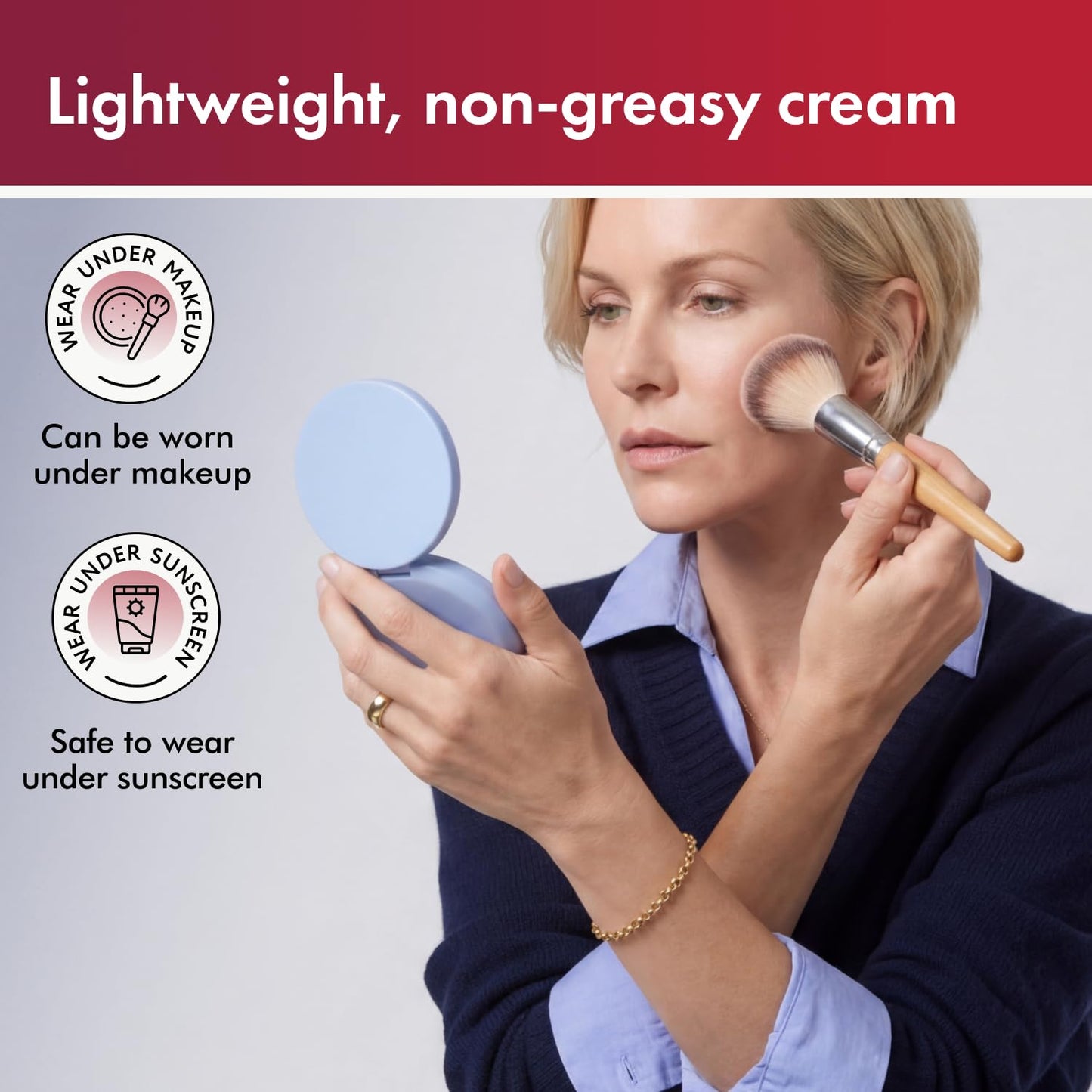 Serica Moisturizing Rosacea Formula (1 Oz), Helps Reduce Redness, Soothe Irritation, Improve Skin Texture & Tone, Homeopathic Face Moisturizer with Ceramides, Fatty Acids & Amazonian Oils