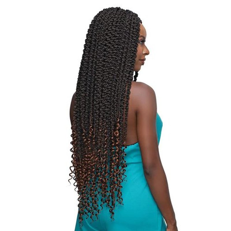 6-PACK DEALS! Janet Collection Nala Tress FLOSSI BOX Crochet Braid 30" (6-Pack, 99J)