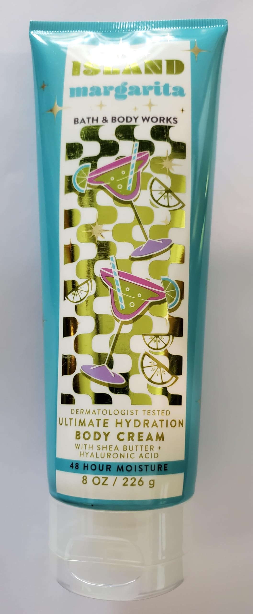 Bath & Body Works Women's Island Margarita Ultimate Hydration Body Cream 8 Ounces Pack of 2