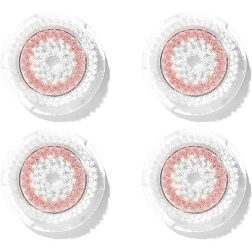 Clarisonic Face Cleansing Brush Head Replacement | Skin Brightening Face Brush for Dull Skin | Suitable for Sensitive Skin | Compatible with Mia 1, Mia 2, Radiance,4-count