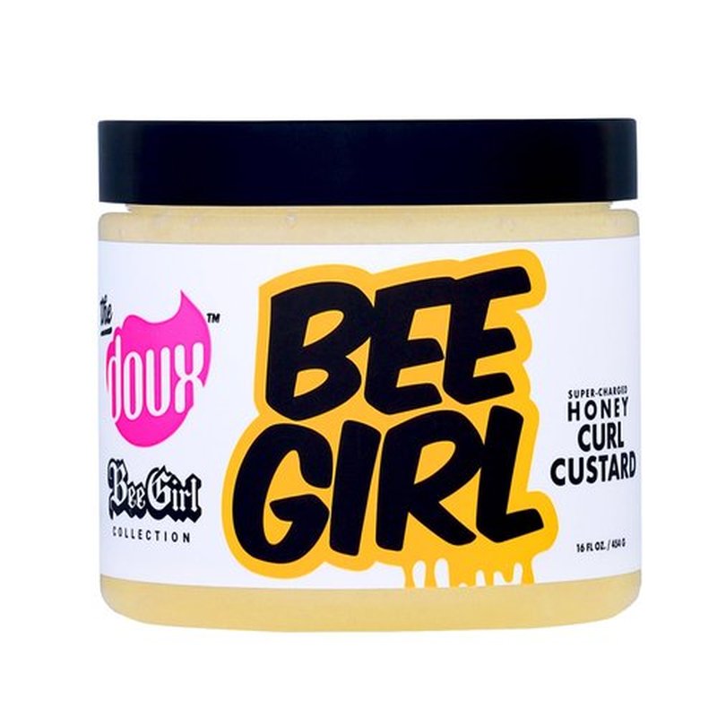 The Doux Bee Girl Honey Curl Custard - Curl Defining Cream With Aloe, Keratin and Silk Amino Acids