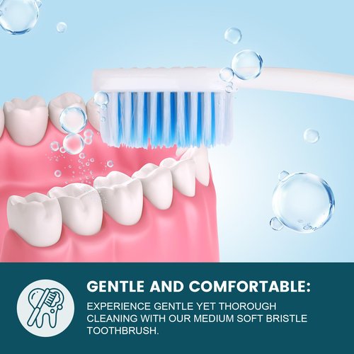 Navona 200 PCS Premium Individually Wrapped Bulk Toothbrush Pack, Disposable Toothbrush, Soft Toothbrush for Adult or Kid, Soft Bristle Toothbrush, Ergonomics Handle, Perfect for Travel,Hotel,Donation