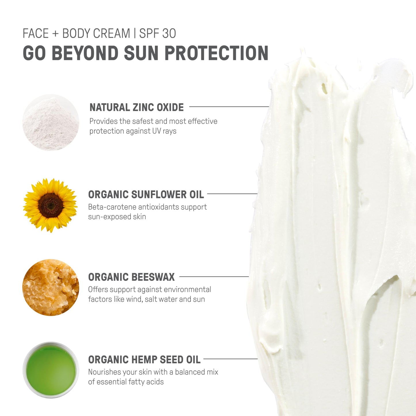 Raw Elements Face and Body Mineral Sunscreen SPF 30 Tin, Organic Sunblock Daily Protection, Non Toxic Reef Safe, Water Resistant, Cruelty Free, Plastic Free