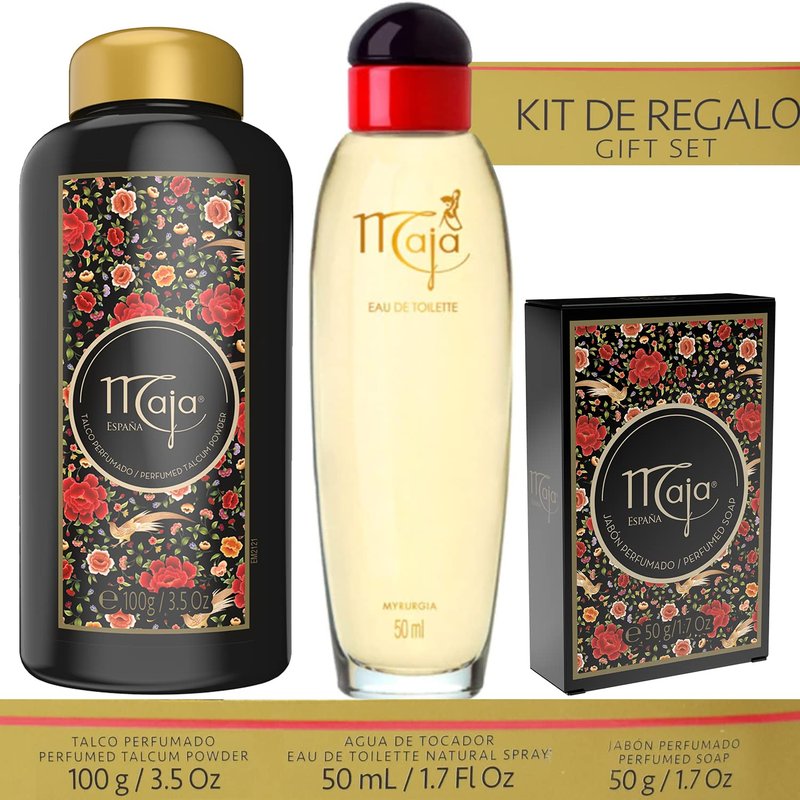 Maja Classic Gift Set - Talcum Powder 100g, Eau De Toilette 50ml, Soap 50g
