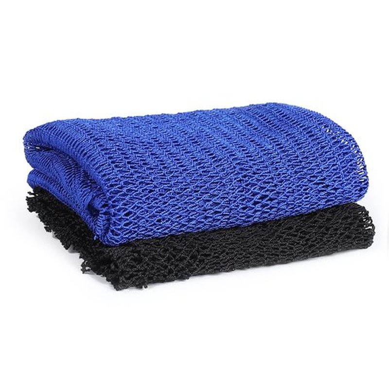2pc African Net Long Bath Net Sponge,JASSINS African Bathing Sponge,Body Exfoliating Long Net Shower Body Scrubber Back Scrubber Skin Smoother,Stretch Length to 66 INCH