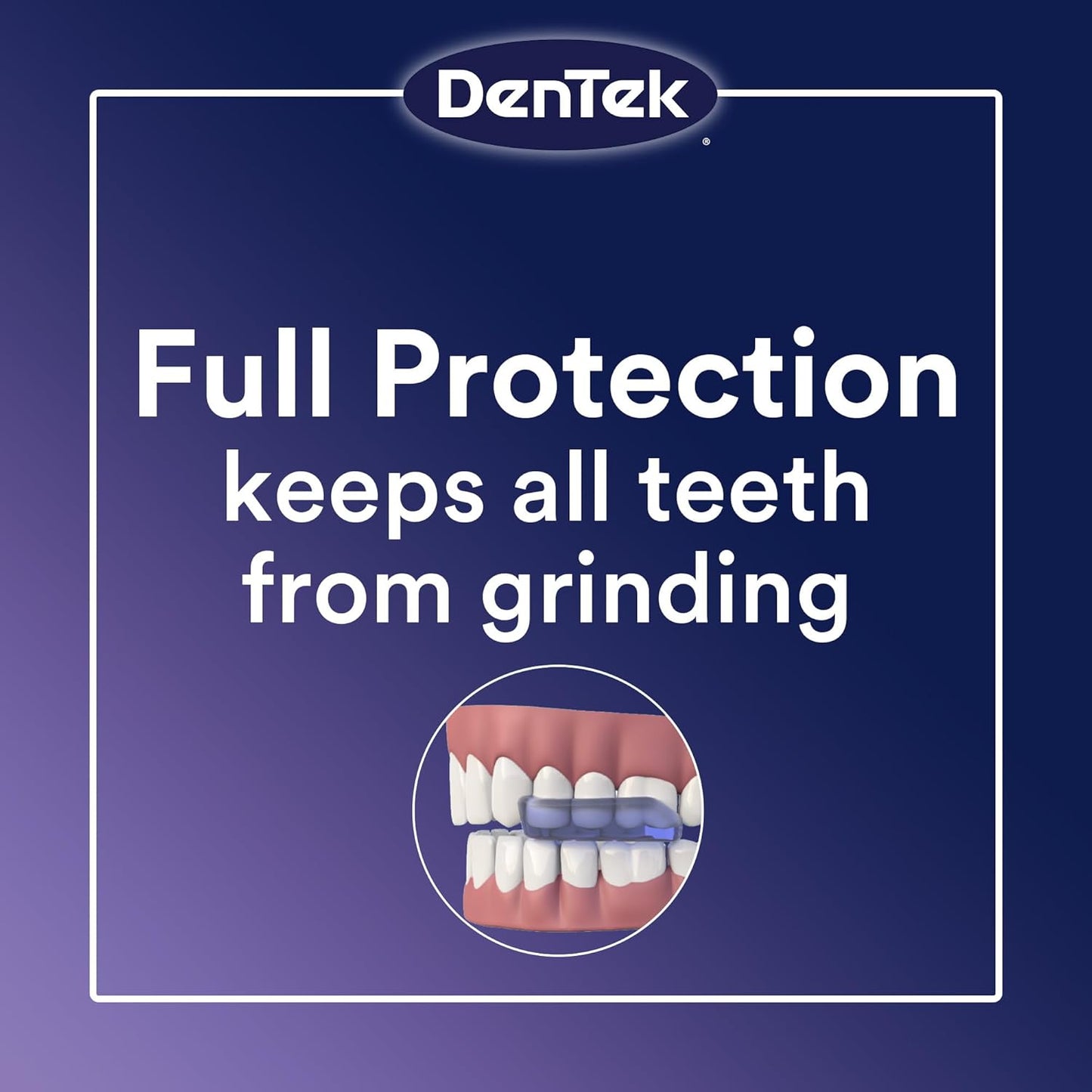 DenTek Night Guard for Teeth Grinding + Efferdent Cleanser Tablets, 90 Count