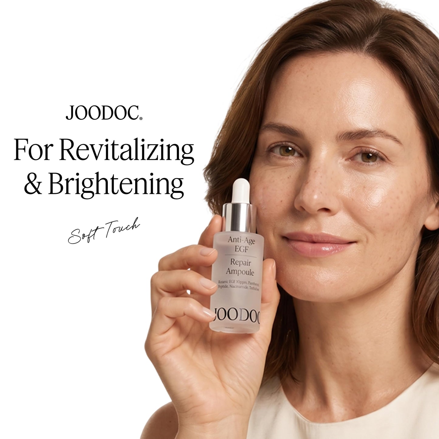 JOODOC Anti-Age EGF Repair Ampoule 30ml | Epidermal Growth Factor + Peptide + Beta-glucan | Intensive Age-Defying Face Treatment for Deep Wrinkles, Firmness & Skin Renewal | Korea Derma-skincare