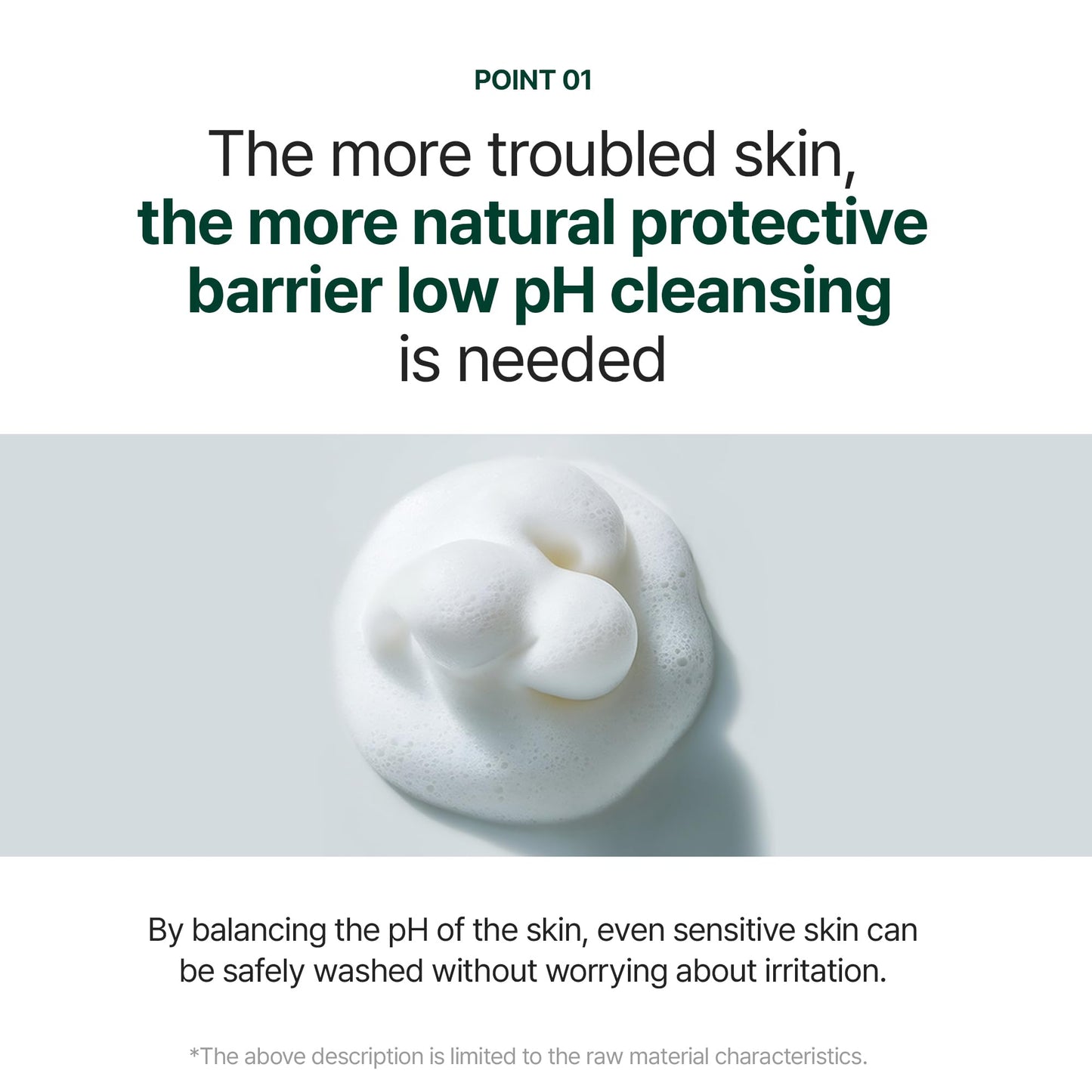 RAUME Hydrating pH Balancing Foam Cleanser, Low pH 5.5 Face Wash with Green Tea Extract, Ceramide Complex and Citrus Fruit Water for Soft Moisture Finish, Korean Skin Care (5.07 fl oz / 150 mL)