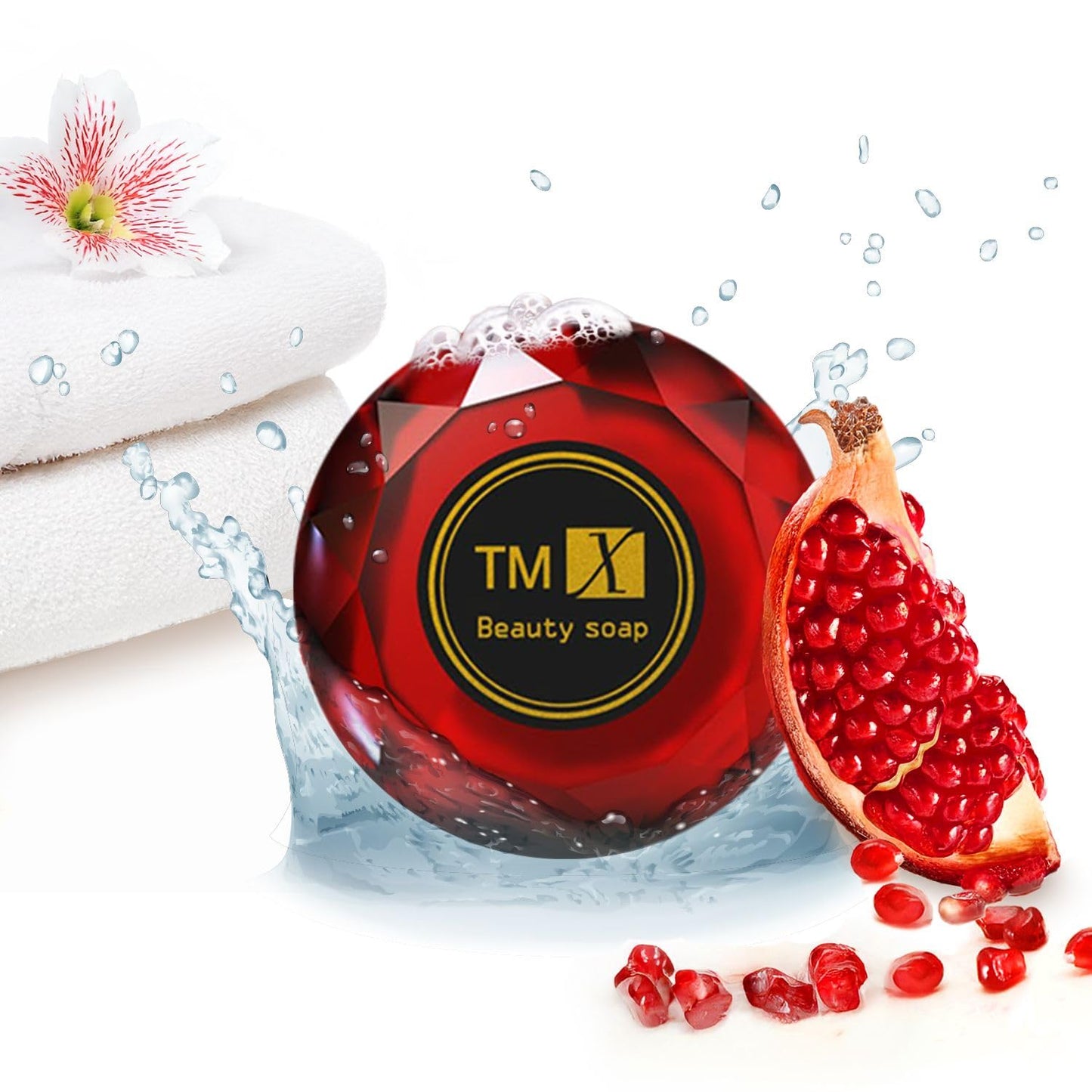 Tyent TM-X Beauty Soap - Gentle Face & Body Cleansing Bar - pH Balanced for Sensitive Skin - Deeply Hydrating & Moisturizing - Luxury Cleanser - Plant-Based Natural Ingredients - 3.5 oz