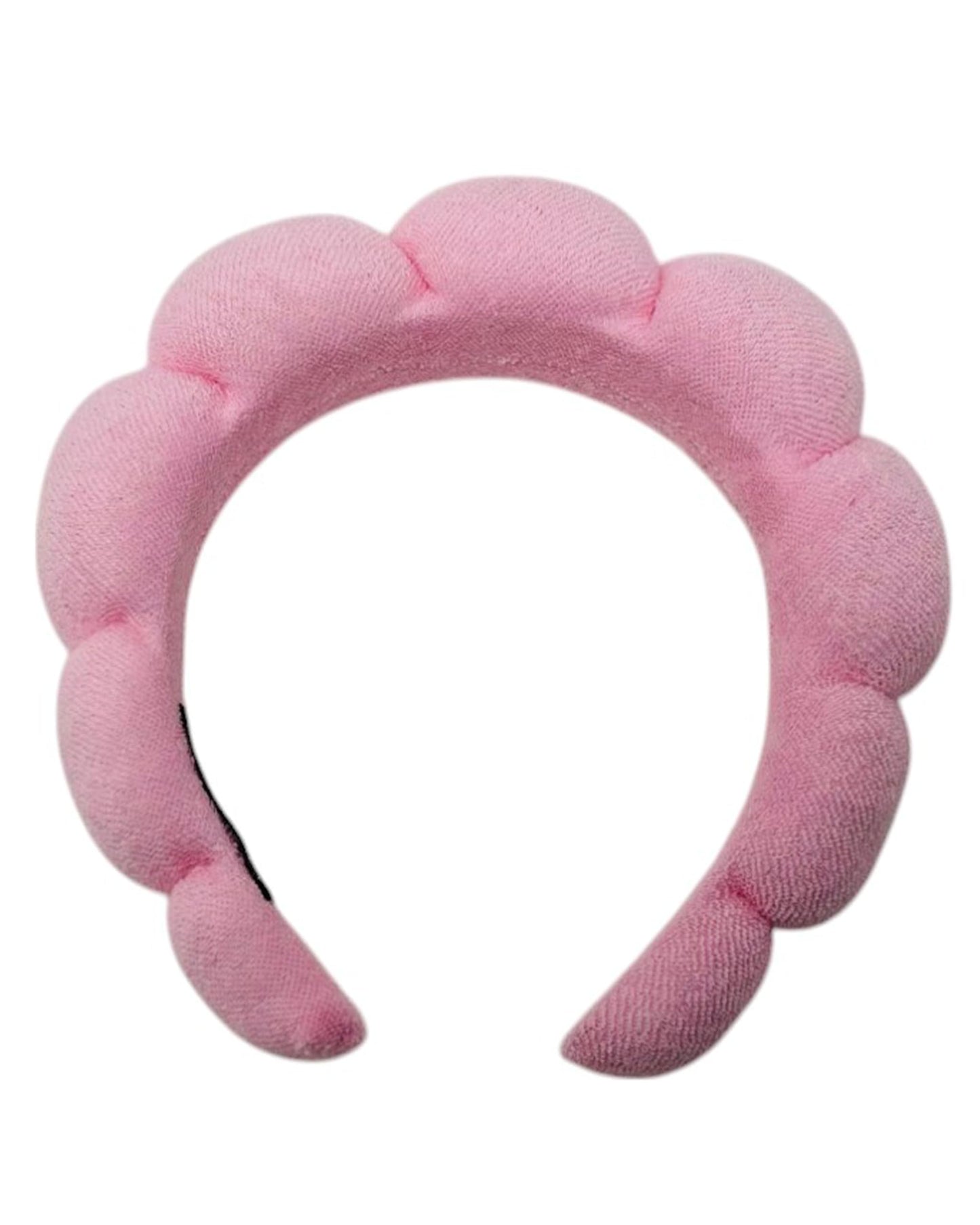 Shimmer Anna Shine 5-Piece Spa Gift Set – Pink Facial Headband, Hair Clip & Wristbands, One-Size Skincare Accessories for Makeup, Face Washing & Self-Care