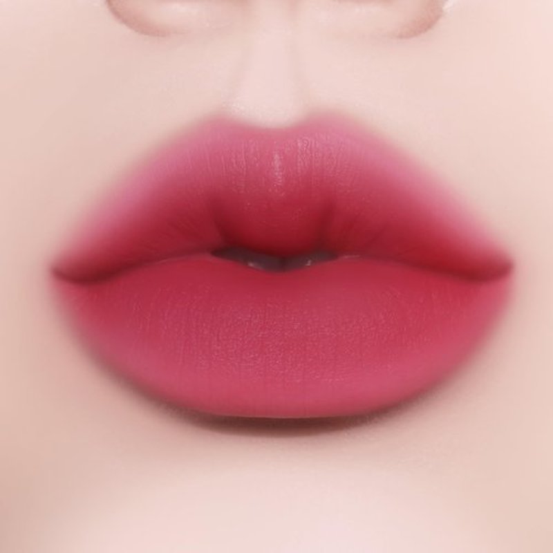 FORENCOS Bisou Velvet Lip Tint, Soft Easy Finger Smearing, High Pigmentation, Matte Finish, Non-Sticky, Smooth Coloring, Longwear (07 Myrtille)