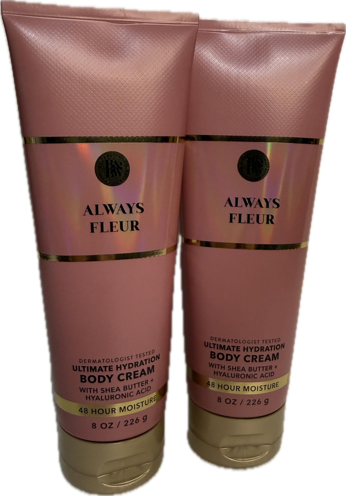Bath & Body Works Women's Always Fleur Body Cream 8 Ounces Pack of 2