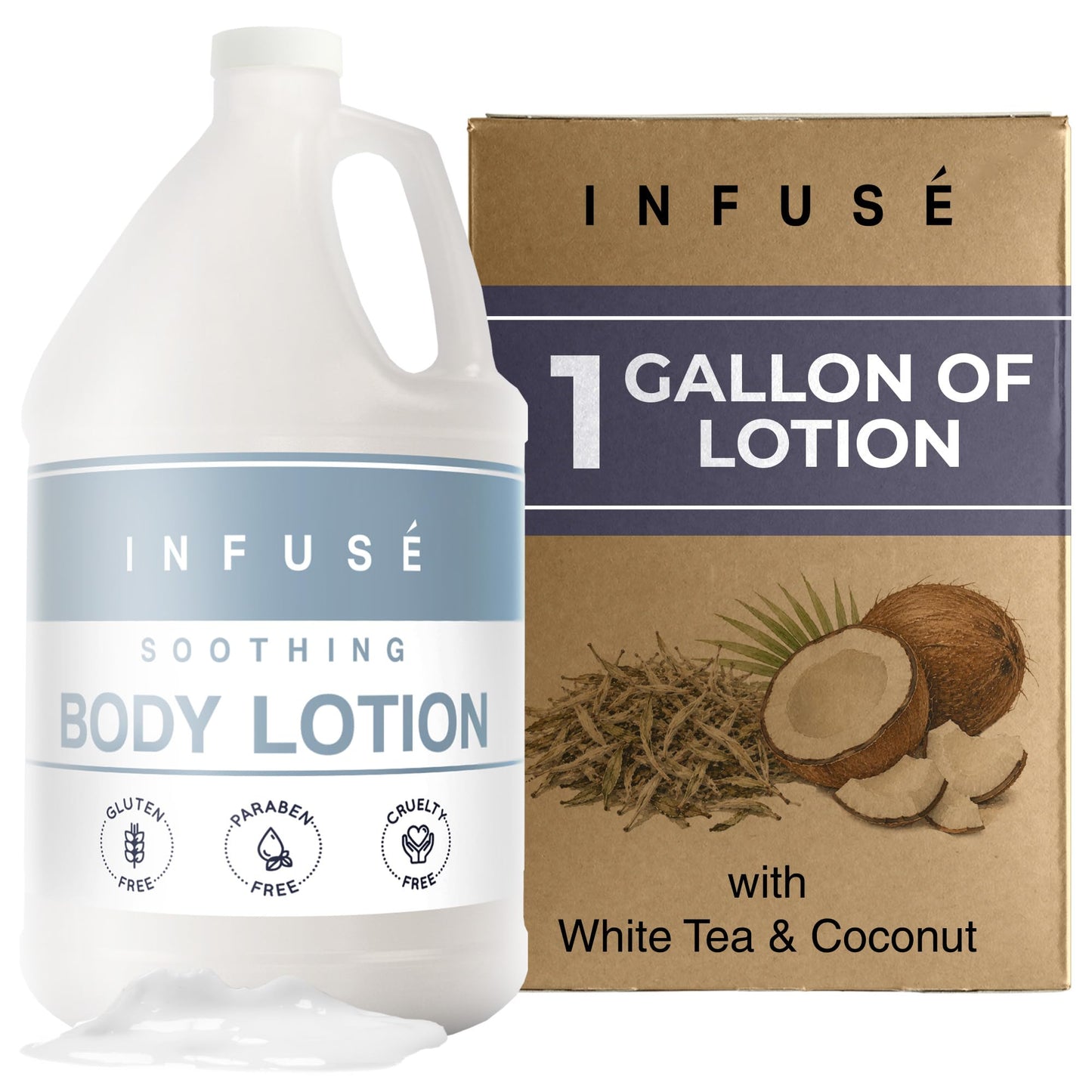 1-Shoppe All-in-Kit H2O Tropical Infuse Hotel Body Lotion | 1 Gallon | For Hospitality & Vacation Rentals to Refill Dispensers | (Single Gallon)