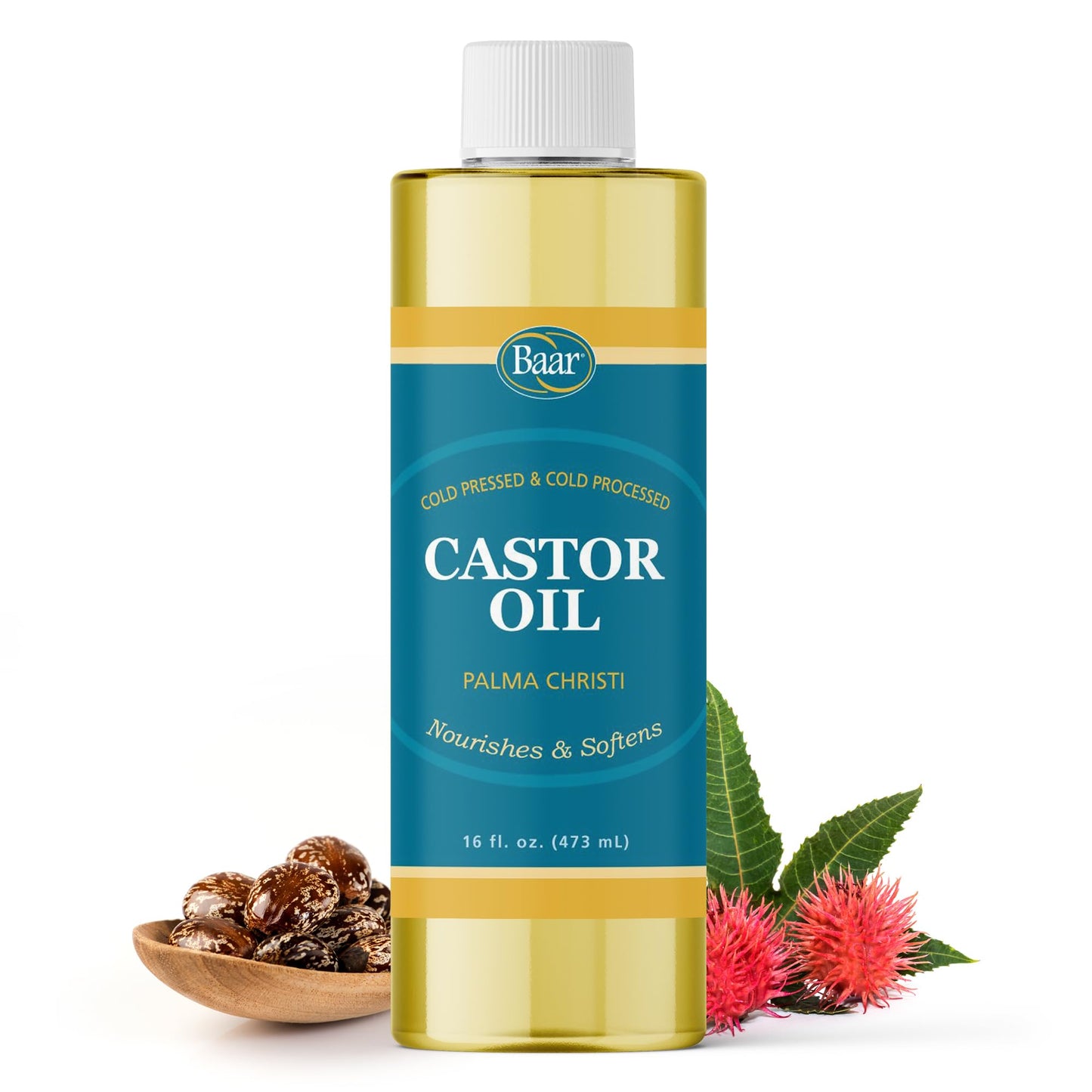 Baar Cold-Pressed Castor Oil, 16 fl oz