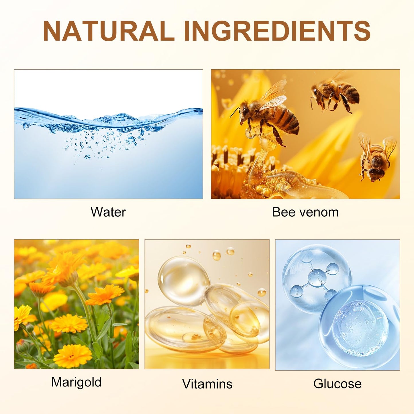 2Pcs Bee Venom Moisturizing Cream,Professional New Bee Venom Professional Cream,Bee Venom Cream,Natural Formula,Fast-Absorbing,Lightweight Skin Care Cream for Daily Body