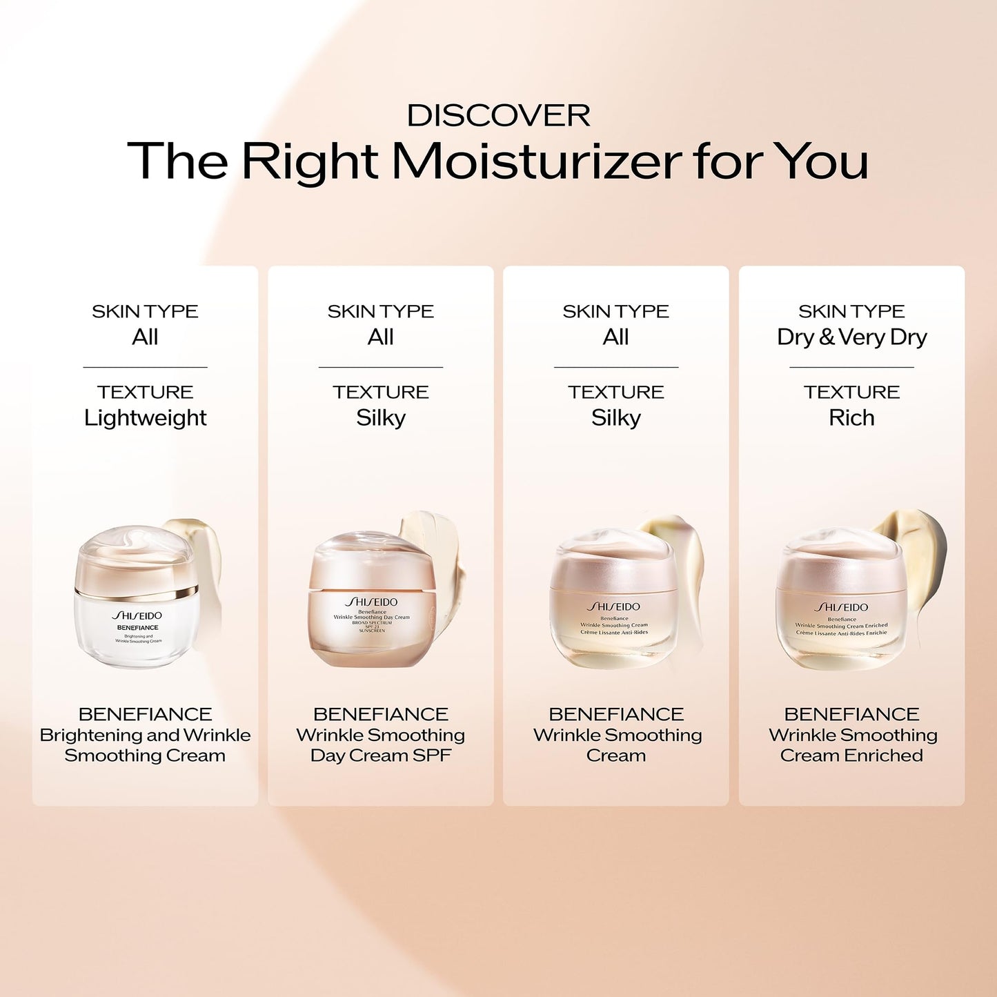 Shiseido Benefiance Brightening and Wrinkle Smoothing Cream Refill - 50 mL - Moisturizer Visibly Improves Dark Spots, Wrinkles with Plant-Based Retinol, 24HR Hydration, Non-Comedogenic, All Skin Types