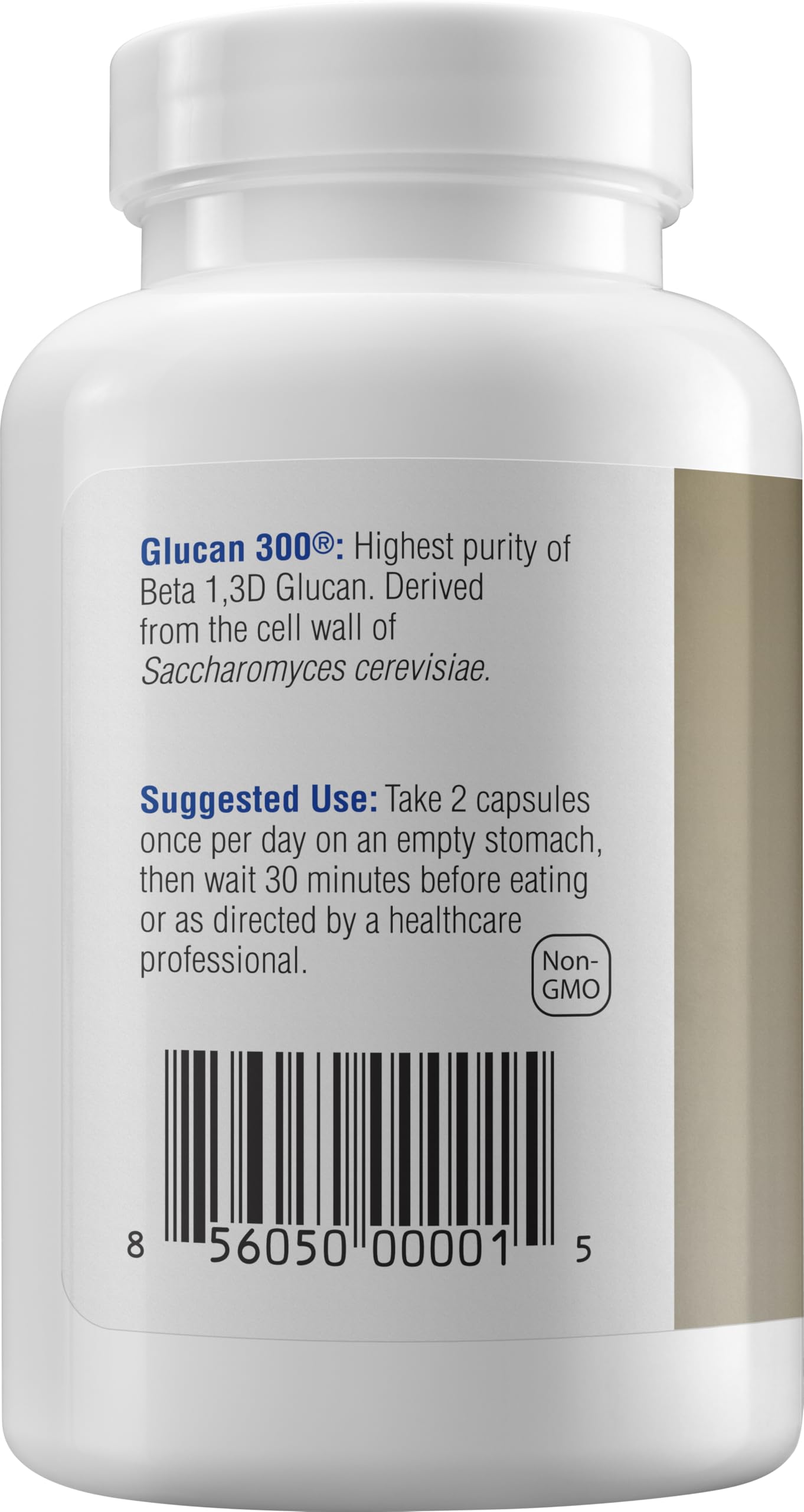 Transfer Point Yeast-Derived Beta 1,3D Glucan (1,3/1,6 B-Glucans) 200mg, Minimum 85% Beta Glucan Content, Non-GMO, Vegetarian, All-Natural Immune Support, 60 Capsules