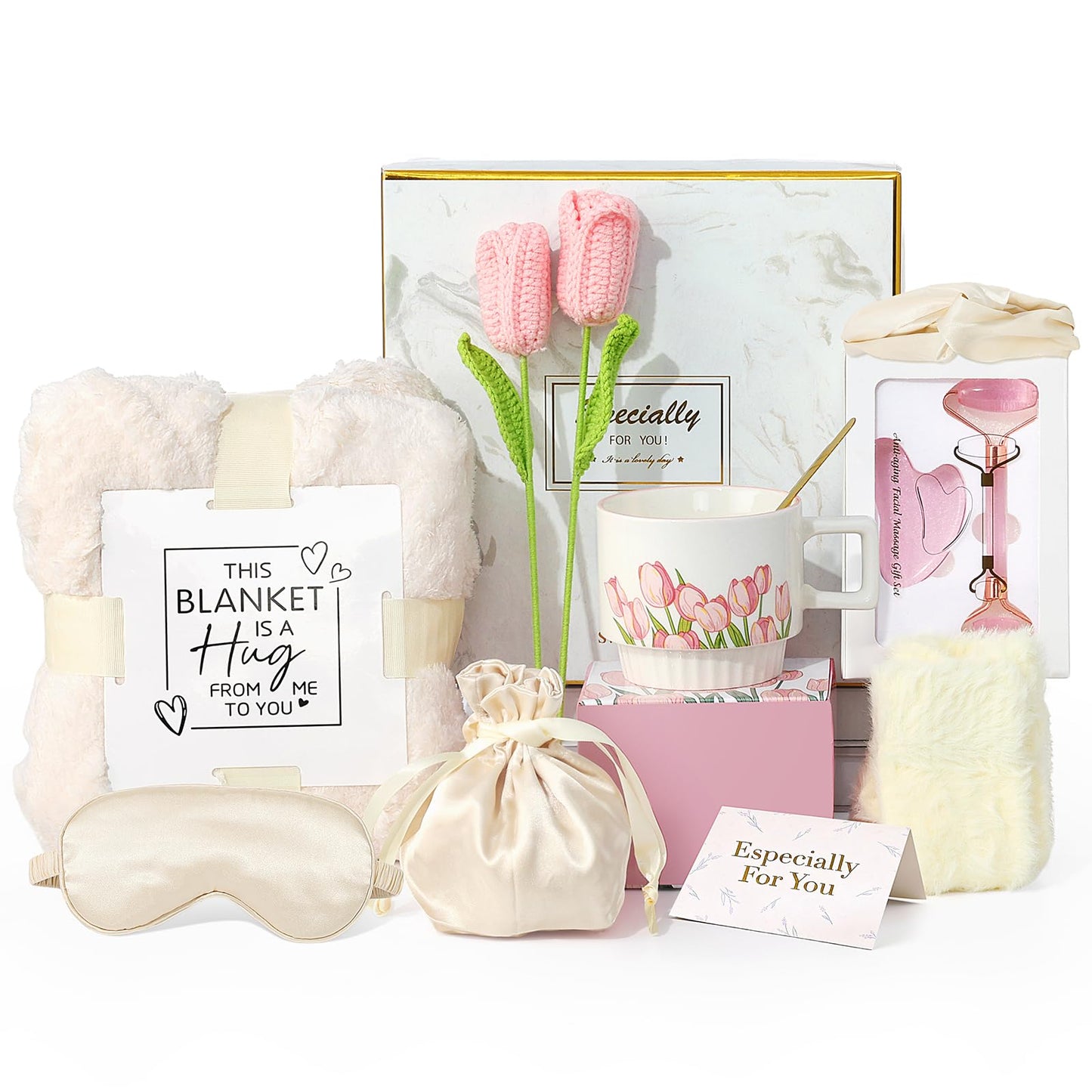 Birthday Gift Boxes for Women, Get Well Soon Gift Basket Gifts for Mom
