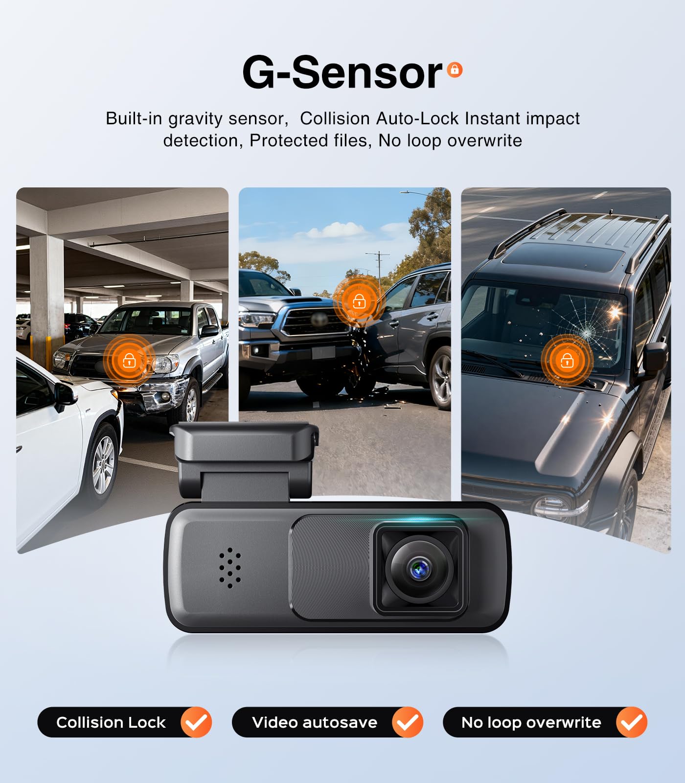 AINAVI Front Dashcam for Cars, Mini 2K Dash Camera, Dash Cam Built-in WiFi Wireless with APP Control, Hidden-Style Single Car Camera/WDR/Night Vision/G-Sensor/24H ParkingMode