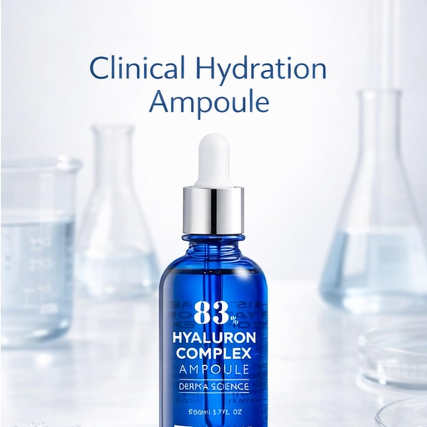 HISTOLAB 83% Hyaluron Complex Ampoule – Upgraded Formula with Hyaluronic Acid Complex – Deep Hydration, Barrier Support, Elasticity & Moisture for Dry & Sensitive Skin (50ml / 150ml)