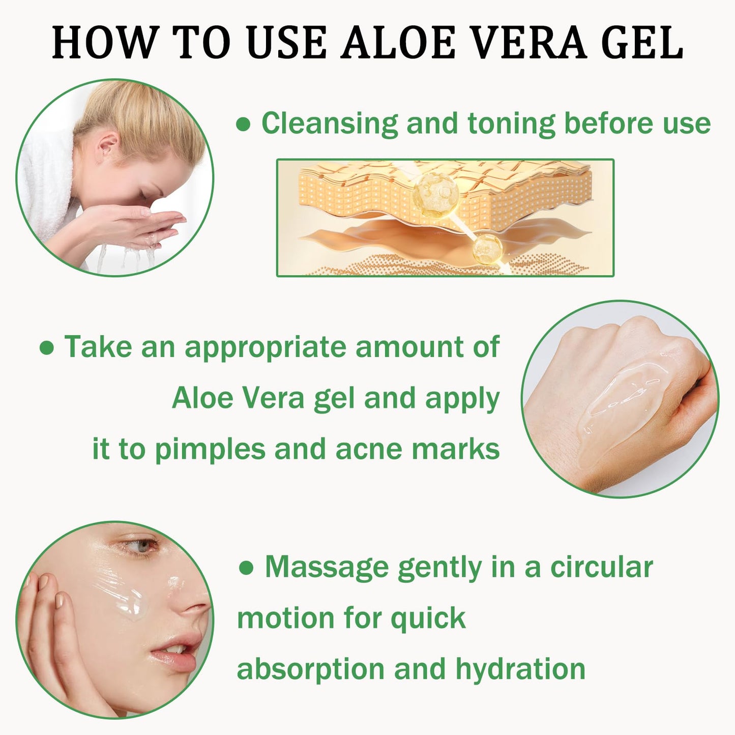 Aloe Vera Gel for Sunburn Relief,Hydrating Travel Size Aloe Vera Gel for Face,Moisturizing Sunburn Relief After Sun Lotion,Fast Absorbing,Non-Sticky Cooling After Sun Lotion Face Moisturizer (A)