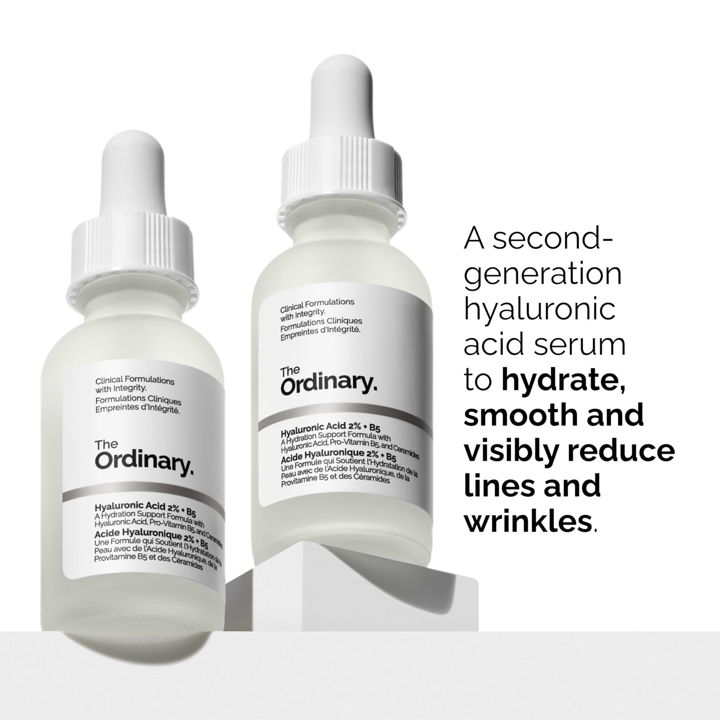 The Ordinary Brighten & Balance Collection For Smooth, Supple Skin - Skin Care Bundle Set - Hyaluronic Acid 2% + B5, Niacinamide 10% + Zinc 1%, 100% Organic Cold-Pressed Rose Hip Seed Oil