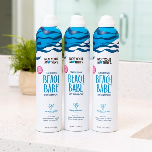 Not Your Mother's Beach Babe Dry Shampoo (3-Pack) - 7 oz Dry Shampoo - Instantly Absorbs Oil - Hair Essentials for Back to School
