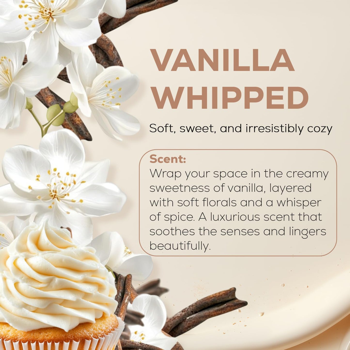 Aroma Country Whipped Vanilla Luxury Diffuser Oil Refill (8.5 Fl Oz)