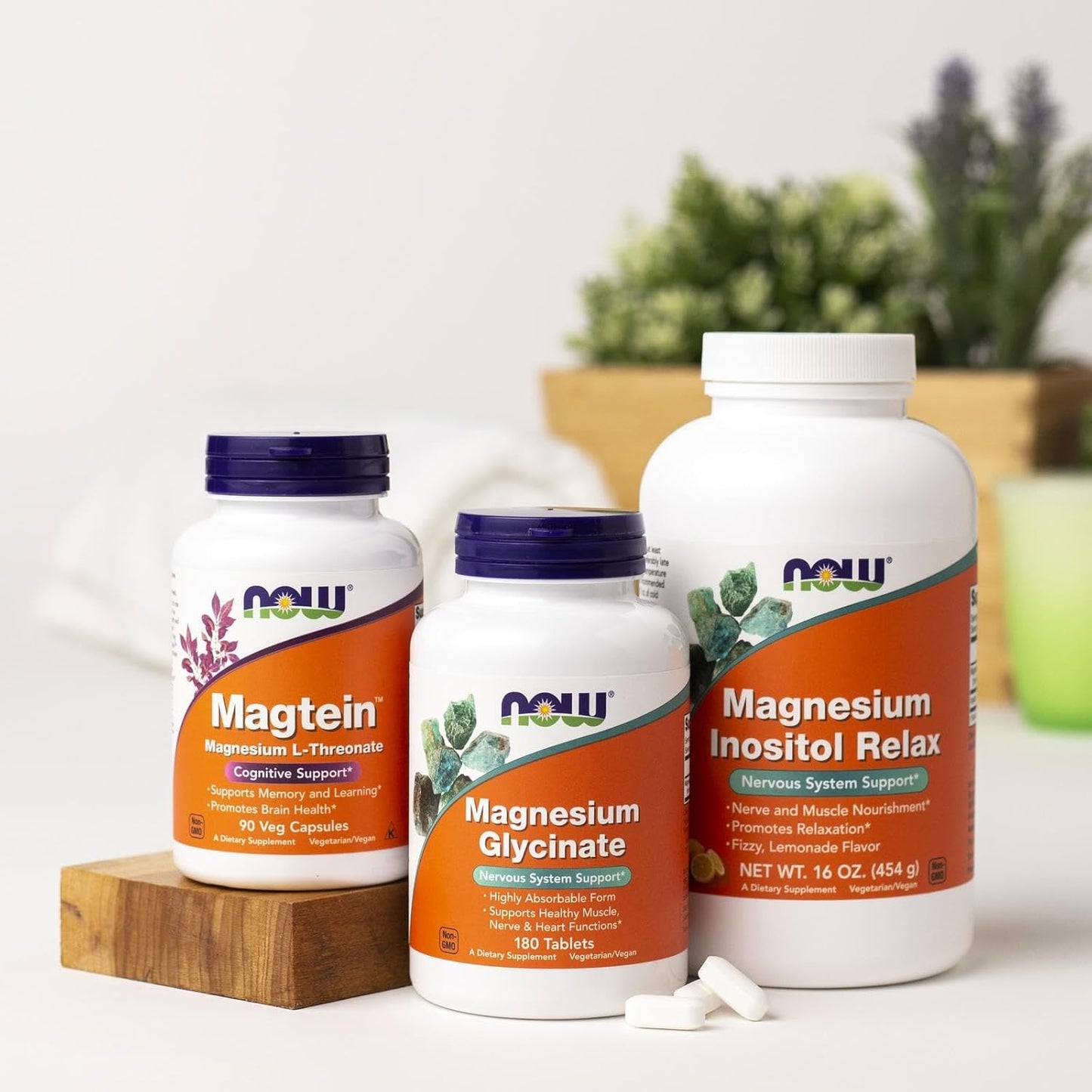 Magnesium Glycinate 100 mg - Highly Absorbable Dietary Supplement | 180 Tablets