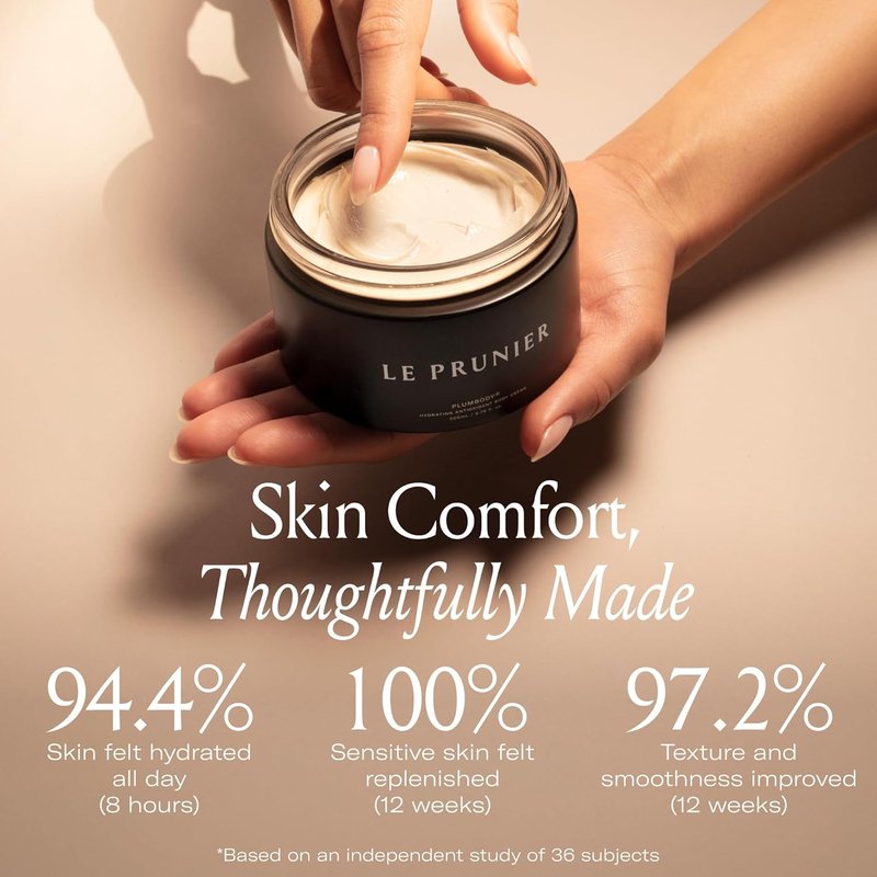 Le Prunier Plumbody™ Firming & Hydrating Body Cream - Vegan Antioxidant Lotion with Midnight Muir® Plum Extract | 6.8 fl oz