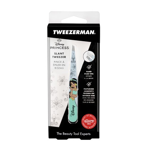 Tweezerman Jasmine Slant Tweezer - Eyebrow Tweezers for Women and Men