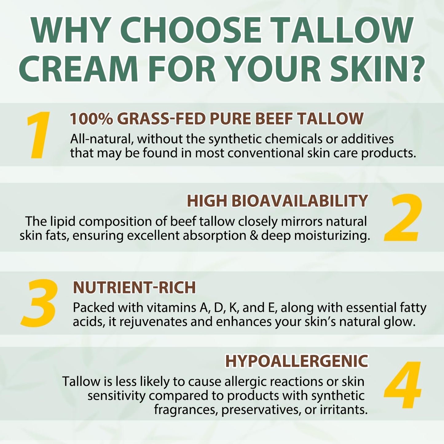 flasture Beef Tallow for Skin, Tallow and Honey Balm (4.2 oz) - Tallow Face Moisturizer, Deeply Moisturizing Grass-Fed Tallow Face Moisturizer for Body - All-Natural Hydration for Soft, Supple Skin