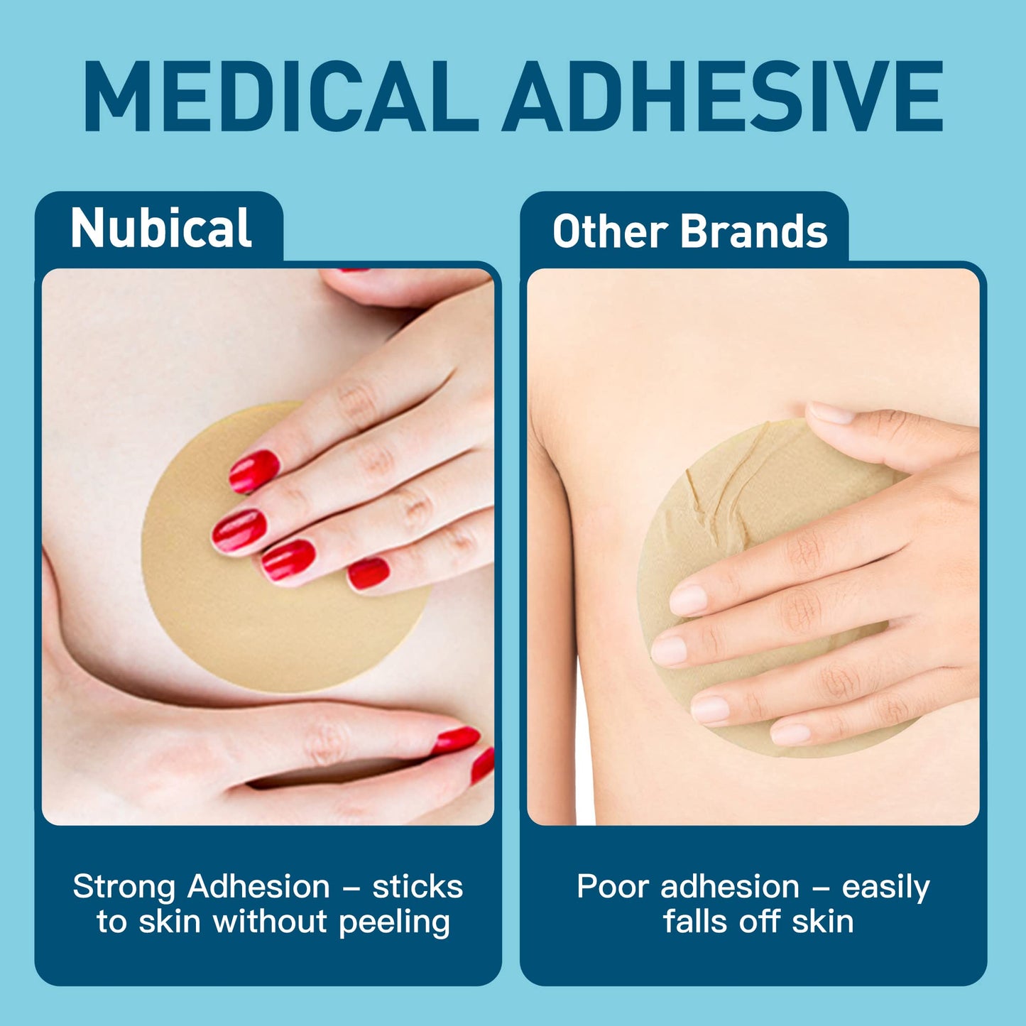 Breast Silicone Scar Sheets, Silicone Scar Removal Sheets for Breast 6 Pack