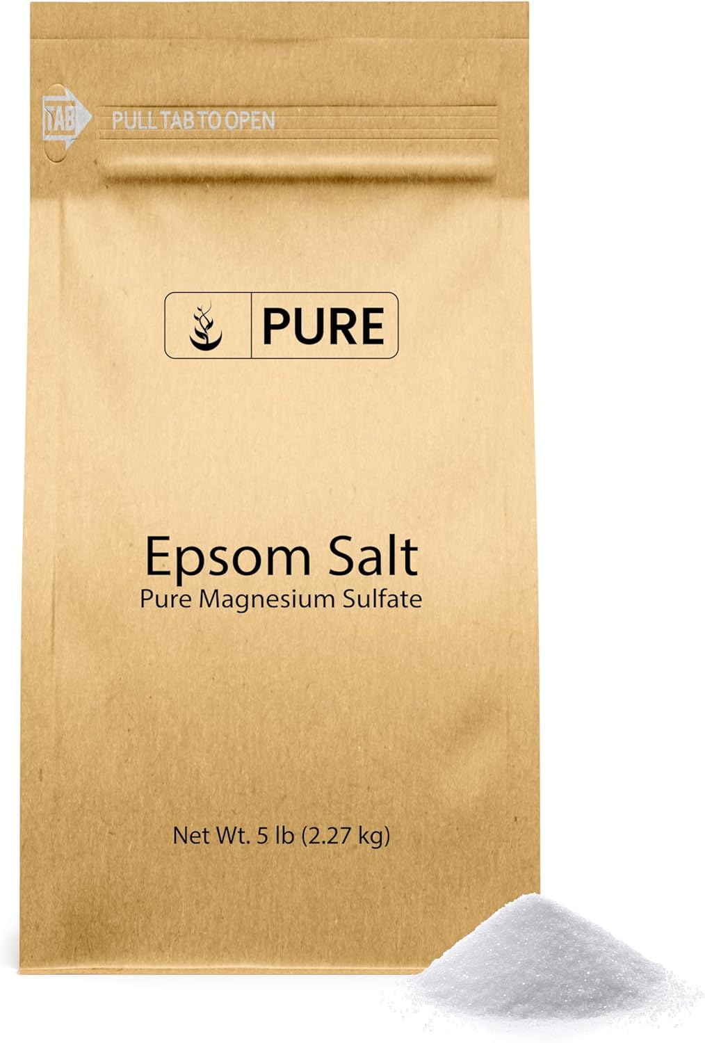 Pure Original Ingredients Epsom Salt (10 lb) Pure Magnesium Sulfate, Soaking Solution