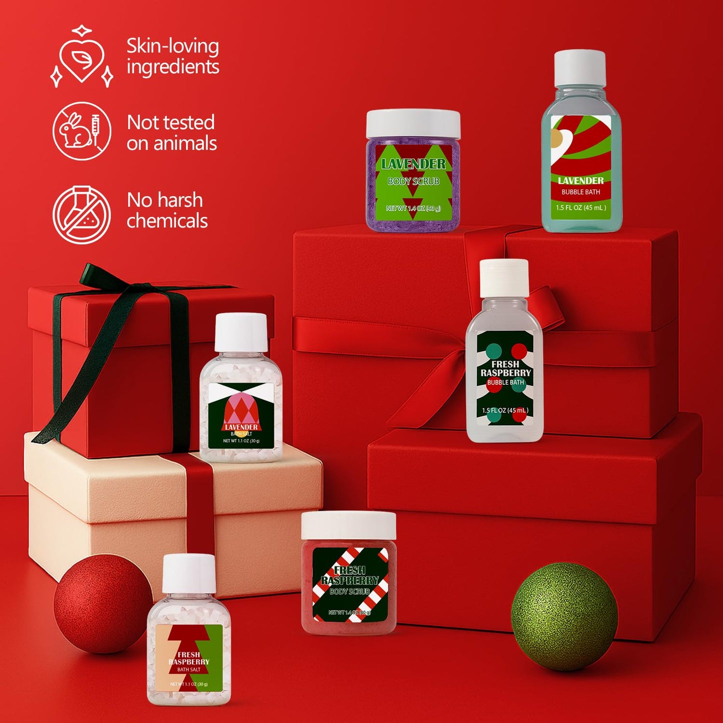2025 Beauty Advent Calendar Christmas Gifts for Women with Hand Cream, Bubble Bath, Bath Bomb Spa Gifts for Daughter Girls New Year Advent Calendar for Beauty