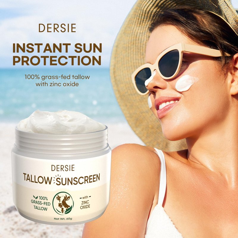 Natural Care Bundle - Beef Tallow Sunscreen & Frankincense Balm | Nourishing Skincare Set