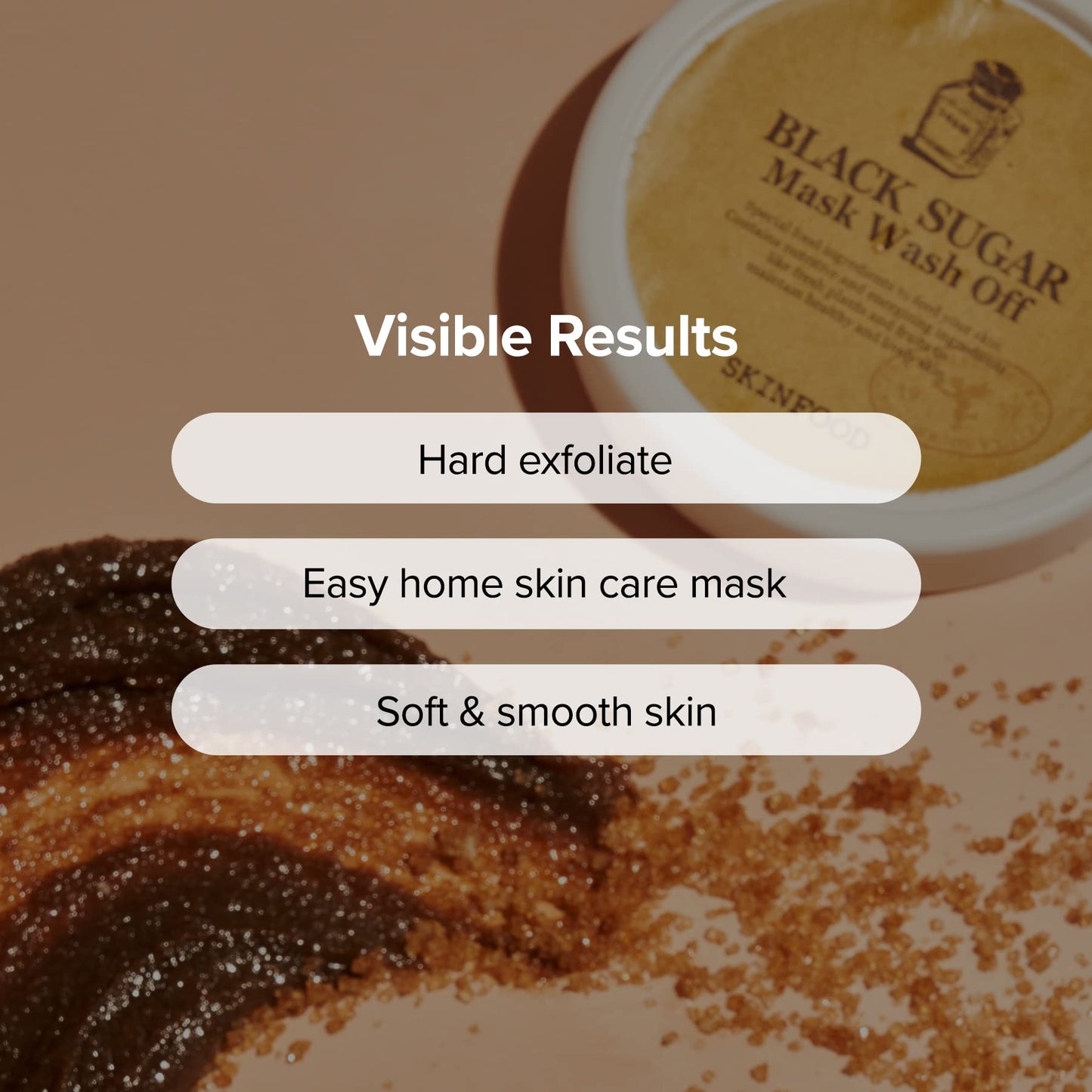 Skinfood Black Sugar Mask Wash Off Exfoliator, 7.05 Ounce