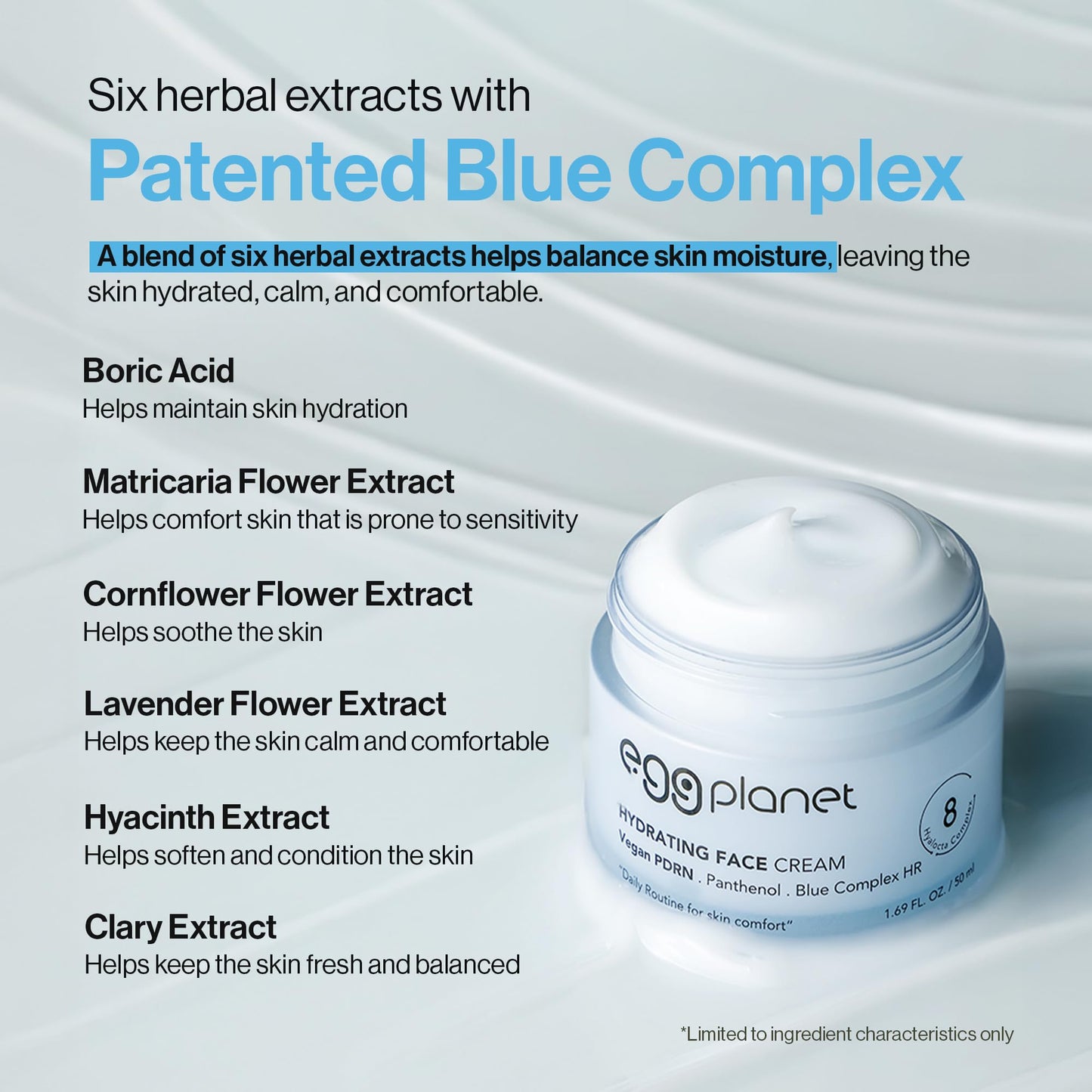 Daeng Gi Meo Ri - Egg Planet Hydrating Face Cream, Korean Skincare Daily Moisturizer for Dehydrated Skin, Soothing Facial Gel with Hyaluronic Acid and Peptides, K-beauty Essential, 50ml / 1.69 fl oz