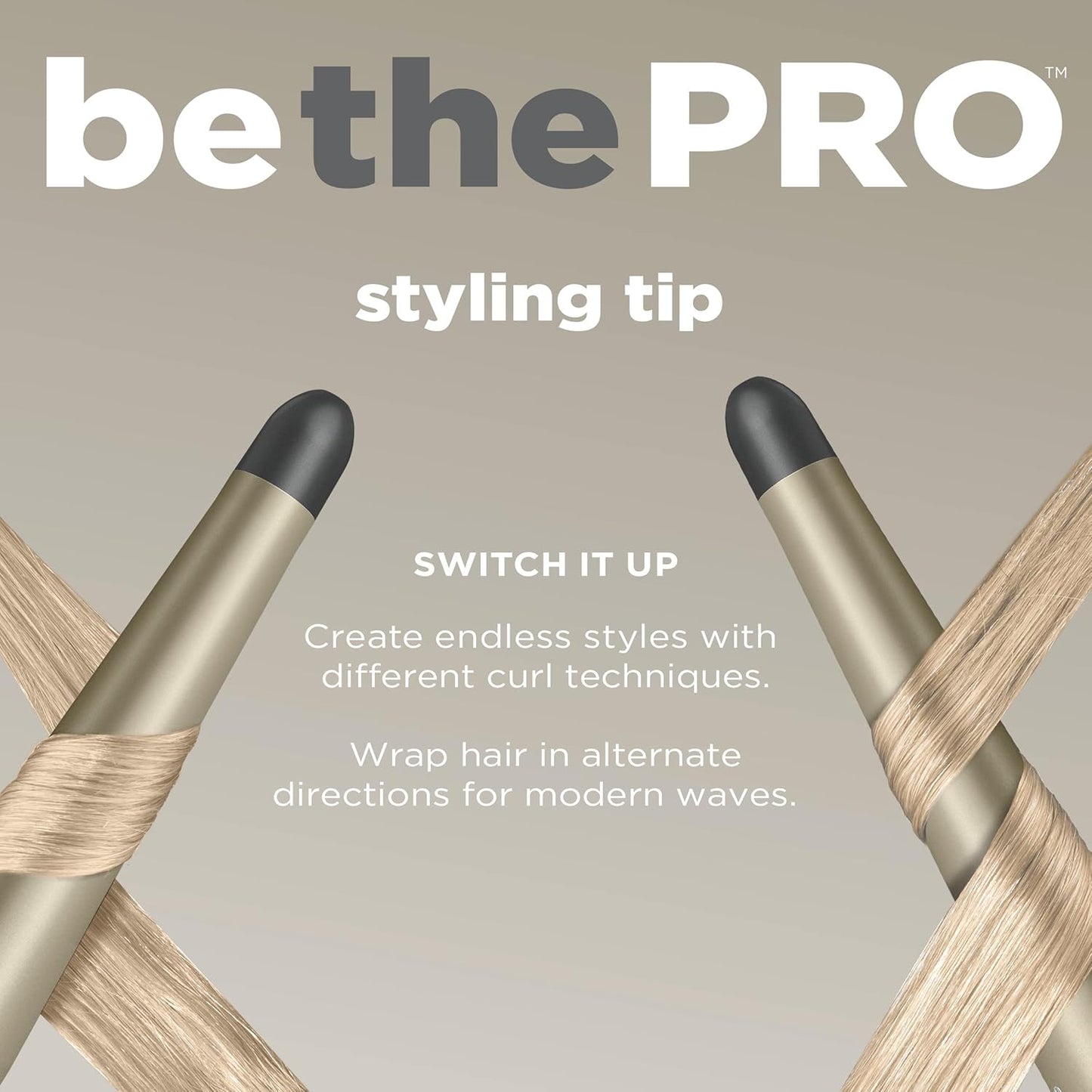 Tourmaline Ceramic Tapered Curling Wand - 1 1/4" to 3/4" for Beachy Waves