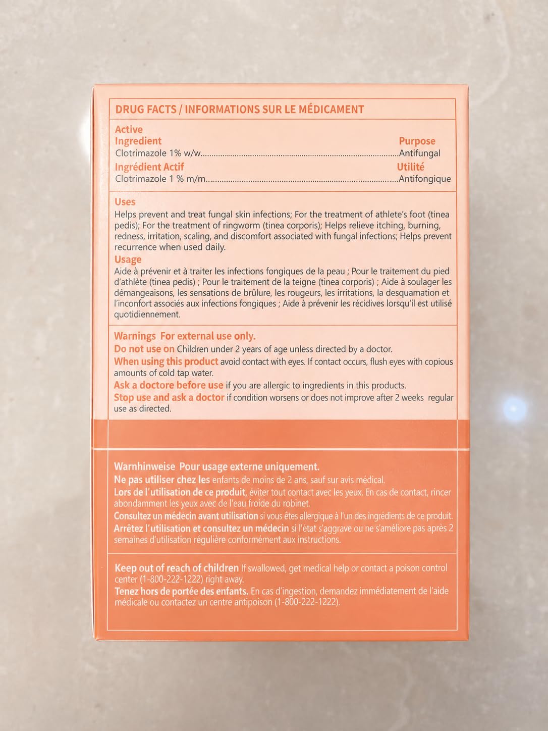 Tuymec Antifungal Bar Soap - Skin Fungus Treatment for Athlete’s Foot, Jock Itch & Ringworm - Medicated Anti Fungal Skin Soap with Clotrimazole 1% (Peach, 2 Bars, 1 Case)