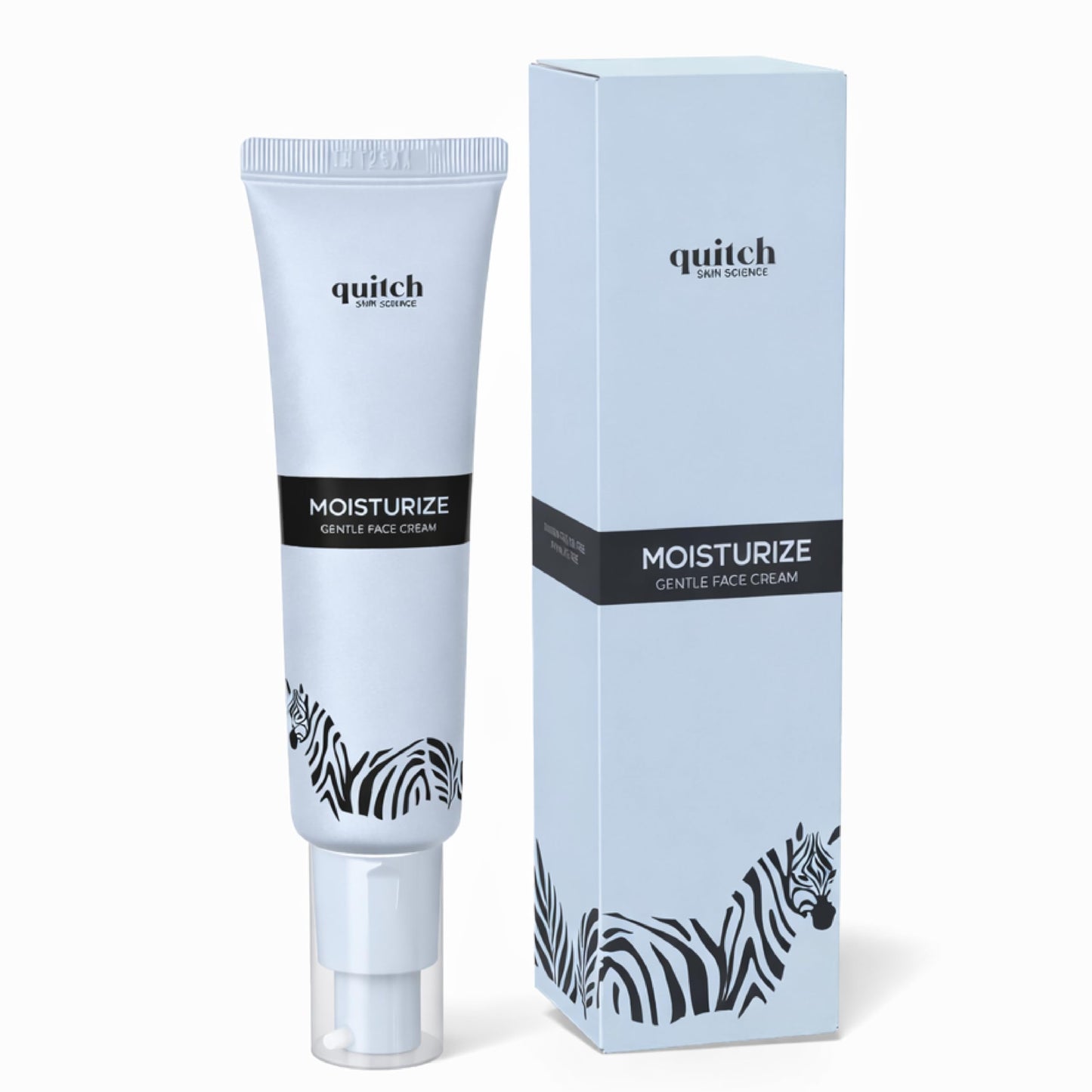 quitch Skin Science Moisturizing Cream for Teen Girls, Fragrance-Free Daily Face Moisturizer for Sensitive Skin, Lightweight Korean Skincare Hydration