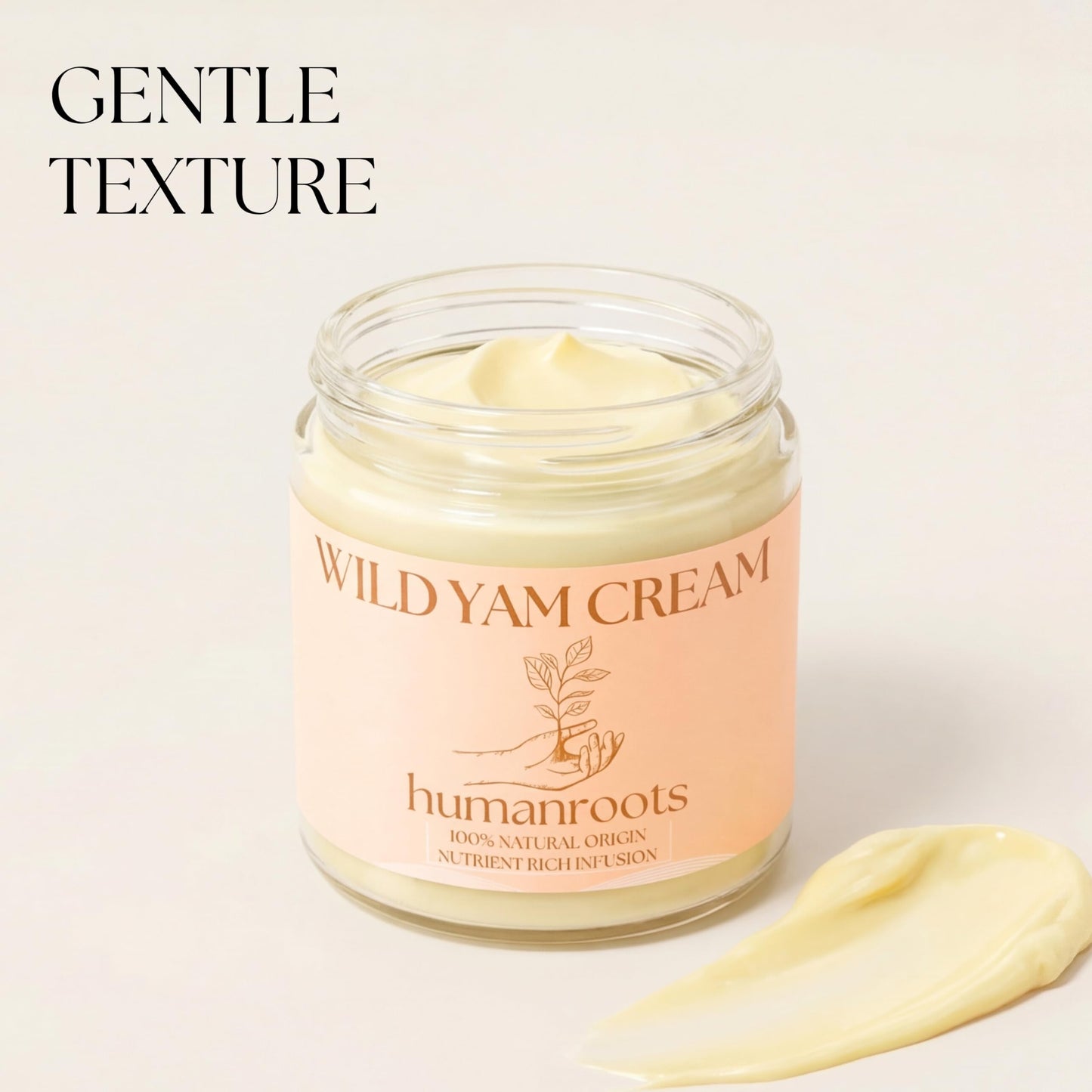 Wild Yam Cream - Menopause and PMS Support for Women, 4 oz (Unscented/Herb-Infused), Organic Wild Yam Cream for Balance - Made with Chaste Tree Berry and Red Clover