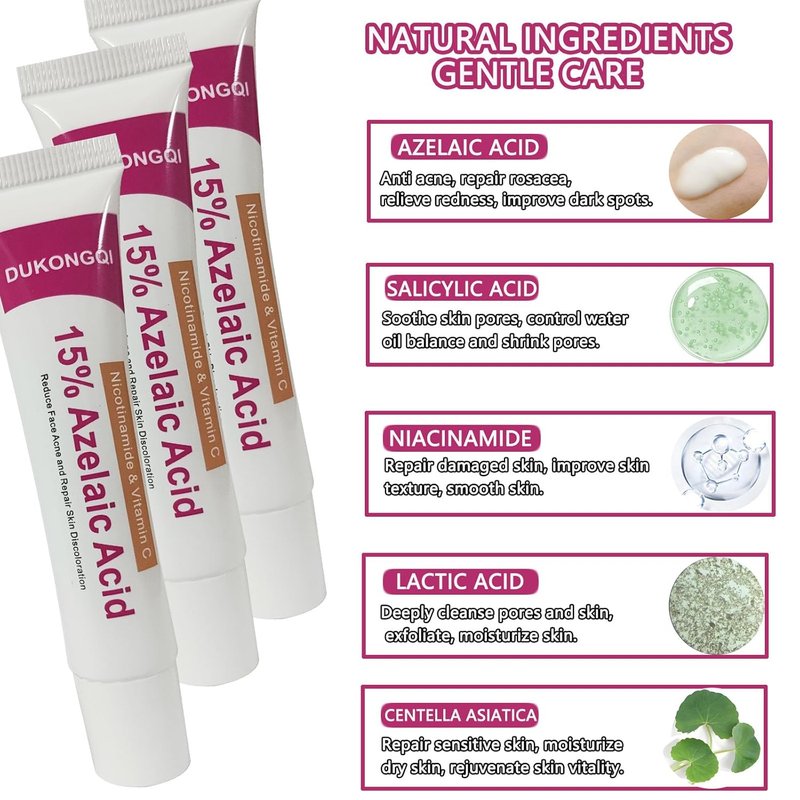 Azelaic Acid Serum - Balance Skin Tone & Cleanse Pores | Relieve Acne, Blackheads & Redness - 20g (1 PCS)