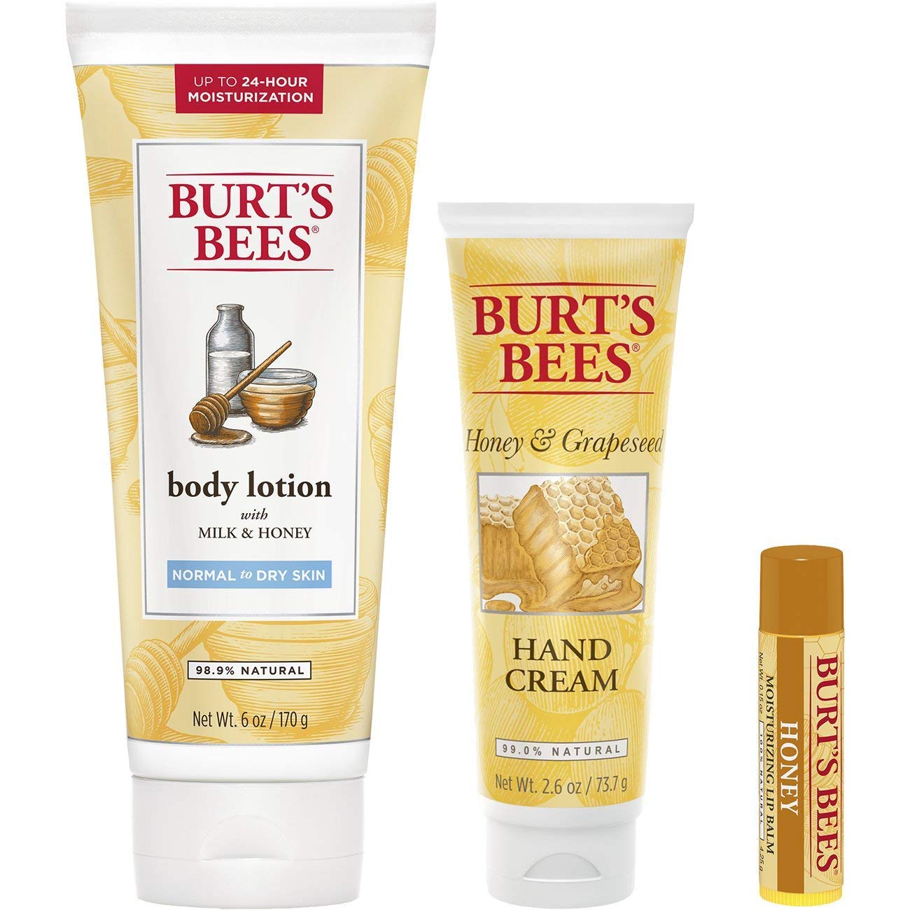 Burts Bees Honey Pot Skin And Lip Gift Pack, 1 EA
