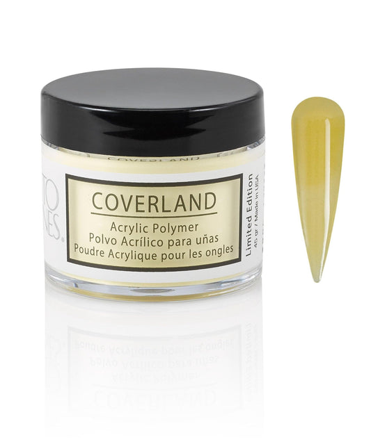 Tones Coverland Acrylic Nail Powder "Macaroon" - Limited Edition Acrylic Powder for Nail Design, Sculpting, and Masking Nail Bed Imperfections - Professional Acrylic Nail Supplies - (1.5 Oz)