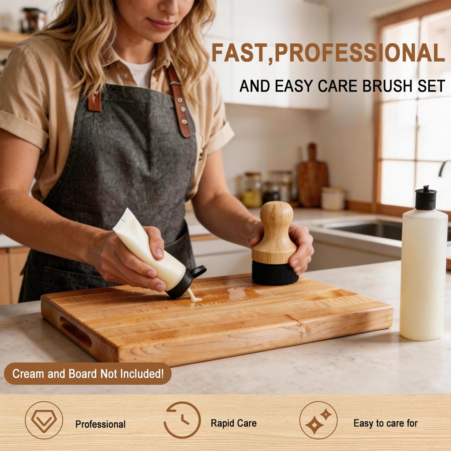 Mystery Oil Applicator Compatible with Boos Block Cutting Board