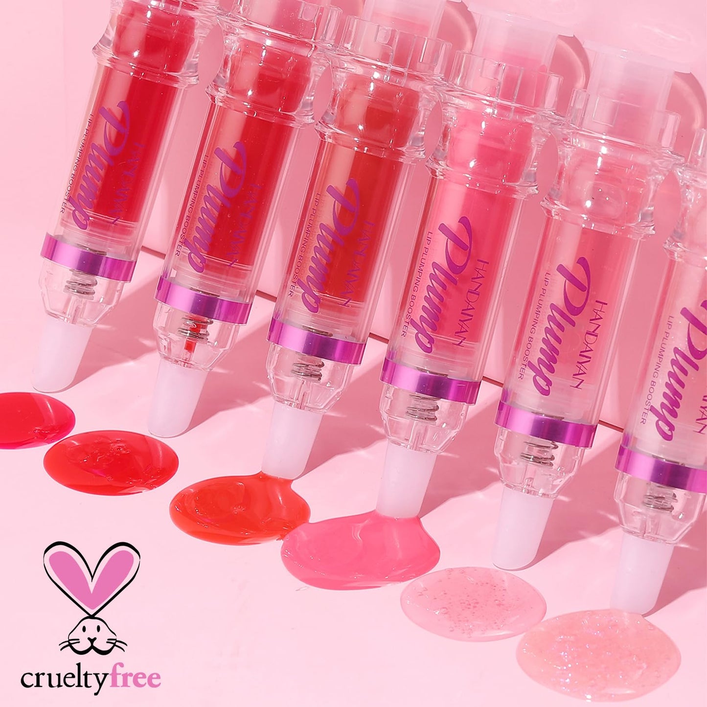 Erinde Lip Plumper Gloss, Natural Spicy Lip Plumping Booster Lip Plumping Oil, Ultra-Hydrating & Nourishing Plump Lip Plumper, Glossy Finish Fuller Lip Gloss for Women Girls, 06#