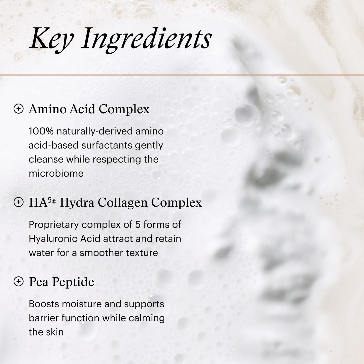 SkinMedica HA5 Hydra Collagen Hydrating Foaming Cleanser with Vegan Collagen, 5 Fl Oz - Hydrating Cleansing Solution for Daily Use - Amino Acid-Based Wash for a Gentle, Non-Irritating, Clean Feeling