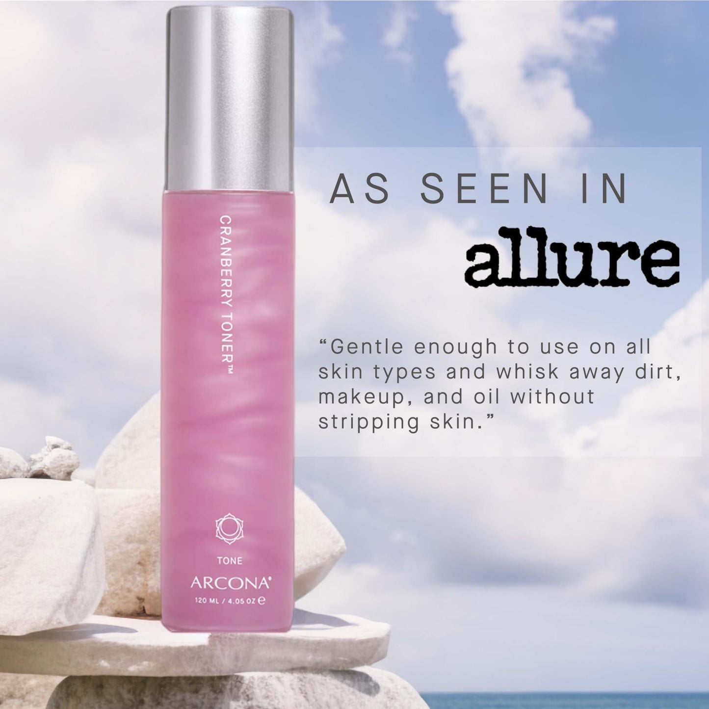 ARCONA Cranberry Toner – Vegan Milky Toner for Face | Brightening & Hydrating Rice Toner for Face | Phyto-Nutrients & Essential Fatty Acids, 4 fl oz.
